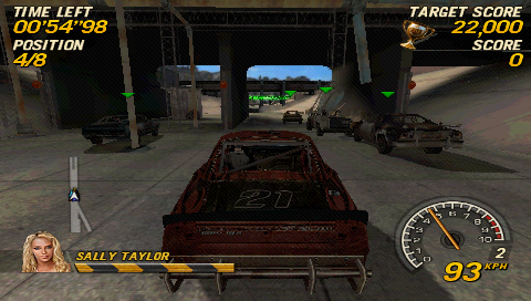 FlatOut Head On screenshot 3 for PSP